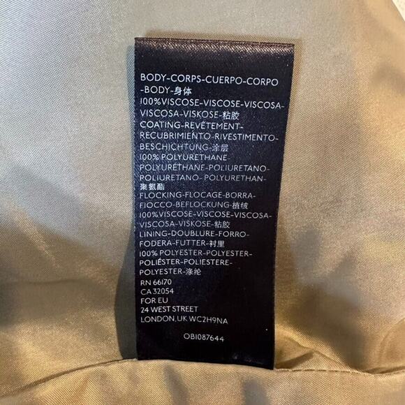 NWT Free People Modern Femme Vegan Leather Mini Skirt Size 4 Green Preppy Boho - Picture 9 of 10